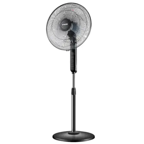 Ventilator de birou Noveen F450, diametru 40 cm, 45 W, 3 trepte de viteza, reglare pe inaltime (Negru)