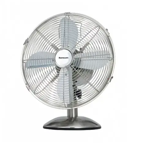Ventilator de birou Ravanson WT-7033N Inox, 35 W, 3 viteze, oscilatie (Argintiu)