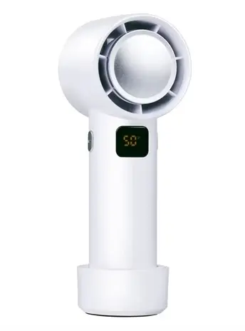 Ventilator de mana portabil cu afisaj digital 5W