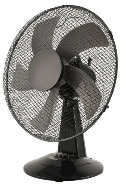 Ventilator de masă Estia - Aeropulse, 40 cm, 40 W, negru