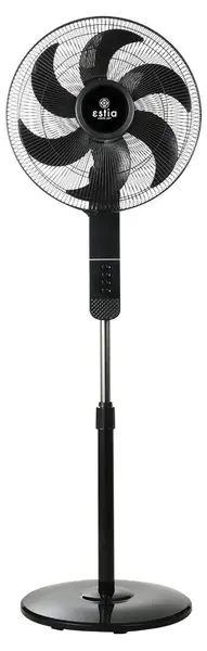 Ventilator Estia - Bow, 3 viteze, 40 cm, negru