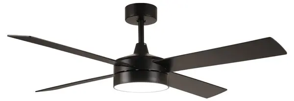 Ventilator Estia - Zephyrus 06-21214, 3 viteze, 132 cm, negru/gri