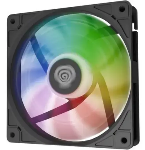 Ventilator Genesis Oxal, 1150 - 1450 rpm, 120mm, ARGB (Negru)