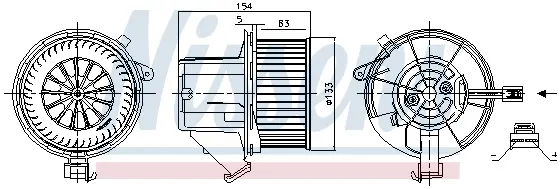 Ventilator habitaclu MERCEDES Clasa AMG GT (C190), AMG GT (R190), C (C204), C T-MODEL (S204), C (W204), CLS (C218), CLS SHOOTING BRAKE (X218), E (A207), E (C207), E T-MODEL (S212), E (W212) 1.6-6.2 du