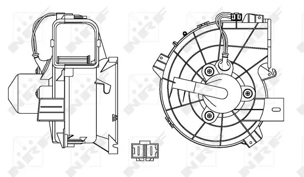 Ventilator habitaclu OPEL COMBO, COMBO TOUR, CORSA C, TIGRA 1.0-1.8 dupa 2000