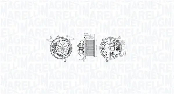 Ventilator habitaclu potrivit BMW 1 (E81), 1 (E82), 1 (E87), 1 (E88), 3 (E90), 3 (E91), 3 (E92), 3 (E93), X1 (E84), X3 (F25), X4 (F26), Z4 (E89) 1.6-4.4 06.04-03.18