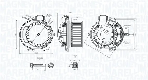 Ventilator habitaclu potrivit BMW Seria 1 (F20), 1 (F21), 2 (F22, F87), 2 (F23), 3 (F30, F80), 3 (F31), 3 GRAN TURISMO (F34), 4 (F32, F82), 4 (F33, F83), 4 GRAN COUPE (F36) 1.5-3.0H 07.11-