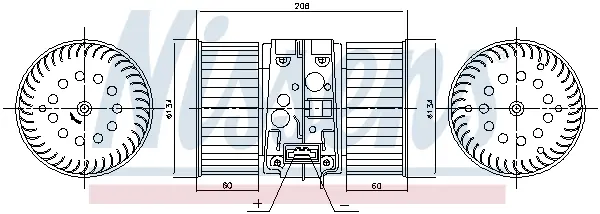 Ventilator habitaclu potrivit FIAT TALENTO; NISSAN NV300; OPEL VIVARO B; RENAULT GRAND SCENIC III, SCENIC III, TRAFIC III 1.2-2.0D 12.08-