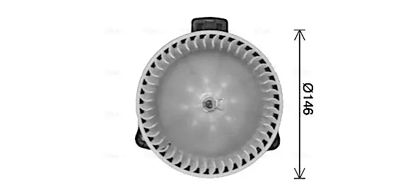Ventilator habitaclu potrivit HONDA ACCORD V, CIVIC V, CIVIC VI, CRX III, INSIGHT, INTEGRA, PRELUDE IV 1.0H-2.3 10.91-12.06