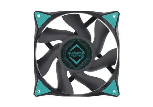 Ventilator Iceberg Thermal IceGALE, 1850RPM, PWM, 120mm (Negru/Albastru)