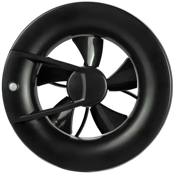 Ventilator inteligent Blauberg - O2 Supreme, Wi-Fi, Ø100/125 mm, negru