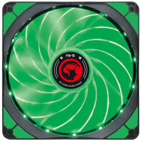 Ventilator Marvo FN-15, Iluminare LED (Verde)