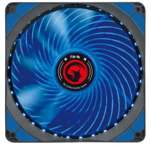 Ventilator Marvo FN-16, Iluminare LED (Albastru)