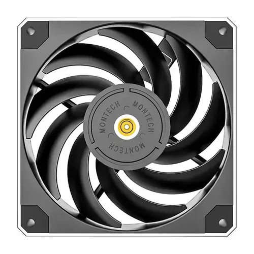Ventilator Montech Metal 120, PWM, 120 mm, Negru