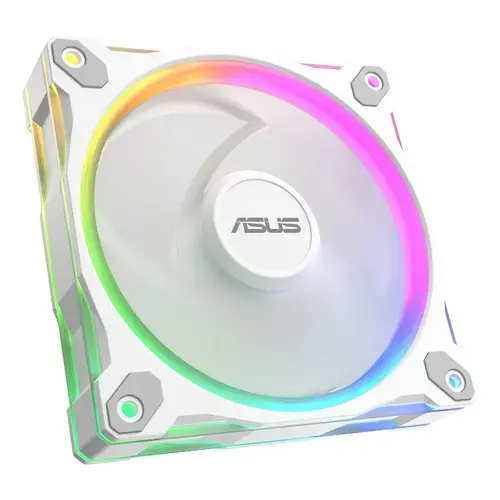 Ventilator PC ASUS MR120 Reverse, 12cm, ARGB, 1600 rpm, 1 unitate (Alb)