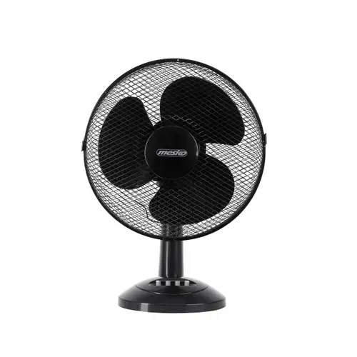 Ventilator pentru Birou Mesko MS7309, 40 W, Diametru 30 cm, 3 Trepte de Viteza, Functie de Oscilare (Negru)