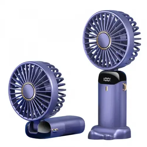 Ventilator Portabil Techsuit N15, 1800mAh (Violet)