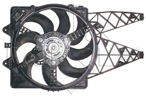 Ventilator radiator (cu carcasa) ABARTH GRANDE PUNTO; FIAT GRANDE PUNTO 1.3D 1.4 dupa 2005