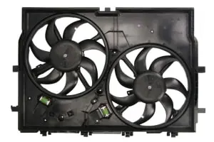 Ventilator radiator (cu carcasa, dublu) potrivit FIAT DUCATO 2.0D-3.0D 07.06-