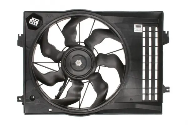 Ventilator radiator (cu carcasa) HYUNDAI TUCSON; KIA SPORTAGE 2.7 dupa 2004
