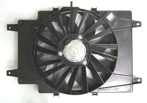 Ventilator radiator (cu carcasa) potrivit ALFA ROMEO 147 1.6 1.6LPG 01.01-03.10
