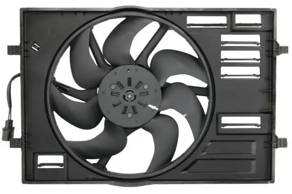 Ventilator radiator (cu carcasa) potrivit AUDI A3, Q2; SEAT ATECA, LEON, LEON SC, LEON ST; SKODA OCTAVIA III; VW GOLF ALLTRACK VII, GOLF SPORTSVAN VII, GOLF VII, TOURAN, T-ROC 1.0-Electric 04.12-
