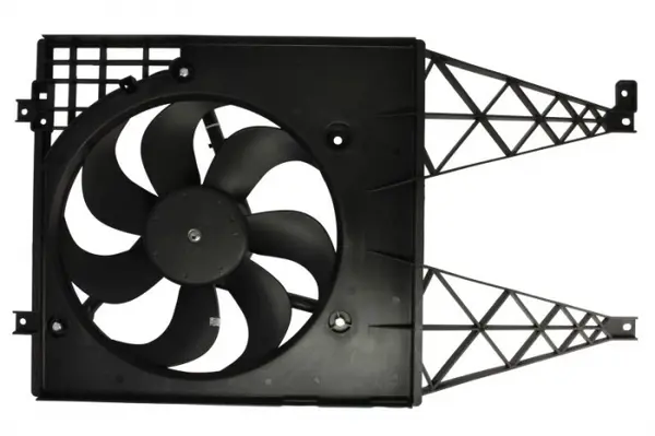 Ventilator radiator (cu carcasa) potrivit AUDI A3, TT; SEAT LEON, TOLEDO II; SKODA FABIA I, OCTAVIA I; VW BORA, BORA I, GOLF IV, NEW BEETLE, PASSAT B7 KOMBI, POLO, POLO III 1.0-3.6 07.95-