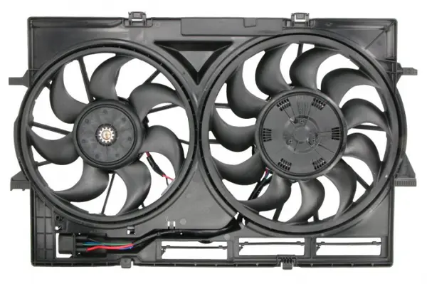 Ventilator radiator (cu carcasa) potrivit AUDI A4 ALLROAD B8, A4 B8, A5, Q5 2.7D-4.2 06.07-05.17