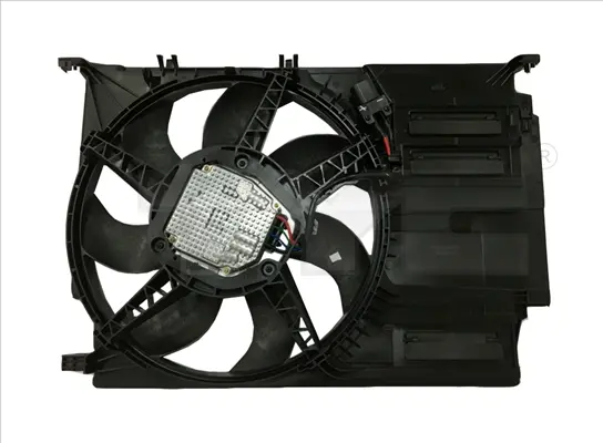 Ventilator radiator (cu carcasa) potrivit BMW 2 (F45), 2 GRAN TOURER (F46), X1 (F48), X2 (F39); MINI (F56), (F57), CLUBMAN (F54), COUNTRYMAN (F60) 1.5-2.0D 11.13-