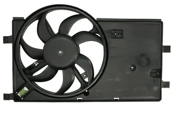 Ventilator radiator (cu carcasa) potrivit CITROEN NEMO, NEMO MINIVAN; FIAT FIORINO, FIORINO MINIVAN, QUBO; PEUGEOT BIPPER, BIPPER TEPEE 1.3D 1.4D 11.07-