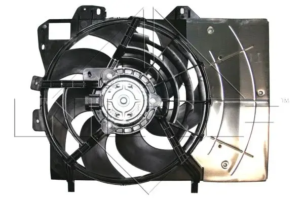 Ventilator radiator (cu carcasa) potrivit DS DS 3; CITROEN C2, C2 ENTERPRISE, C3 C3 ORIGIN III, C3 AIRCROSS II, C3 I, C3 II, C3 PICASSO, C4 CACTUS, C-ELYSEE, DS3 1.0-1.6LPG 02.02-