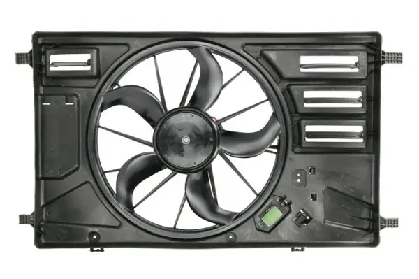 Ventilator radiator (cu carcasa) potrivit FORD TOURNEO CUSTOM V362, TRANSIT CUSTOM V362, TRANSIT V363 2.0D 2.0DH 2.2D 09.12-