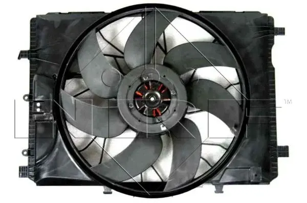 Ventilator radiator (cu carcasa) potrivit MERCEDES A (W176), B SPORTS TOURER (W246, W242), C (C204), C T-MODEL (S204), C (W204), CLA (C117), CLA SHOOTING BRAKE (X117) 1.6-Electric 01.07-