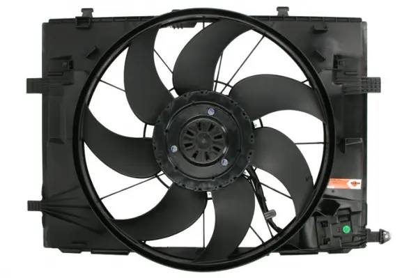 Ventilator radiator (cu carcasa) potrivit MERCEDES C (A205), C (C205), C T-MODEL (S205), C (W205), CLS (C257), E (A238), E ALL-TERRAIN (S213), E (C238), E T-MODEL (S213), E (W213), GLC (C253) 1.5-3.0