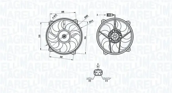Ventilator radiator Dreapta Stanga (cu carcasa) potrivit PEUGEOT 3008, 5008, PARTNER MINIVAN 1.6D 2.0D 06.09-