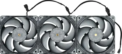 Ventilator set 3 bucati Phanteks T30 PH-F120T30_BG_3P, 120 mm, 4-pin PWM, 3000 RPM (Gri)