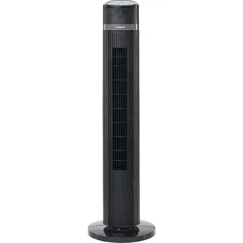 Ventilator turn Heinner HMTF-D3BK, 45 W, Control Touch, Temporizator, 3 moduri ventilare, Telecomanda, Mod ECO, Negru