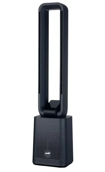 Ventilator turn si purificator ELIT CARBON24, 50 W, 3 viteze (Negru)