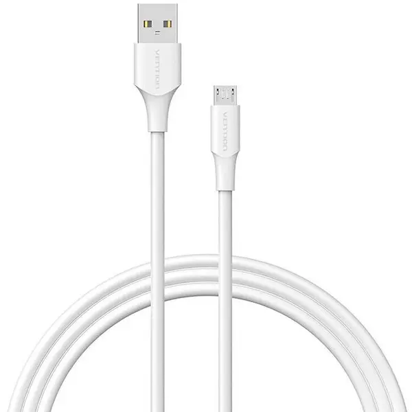 Vention Cablu USB 2.0 la Micro USB Vention CTIWF 2A 1m (alb)