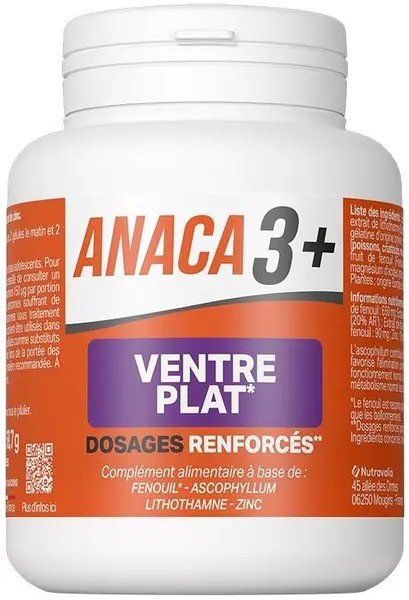 Ventre Plat Formula pentru abdomen plat, 120 capsule, Anaca3