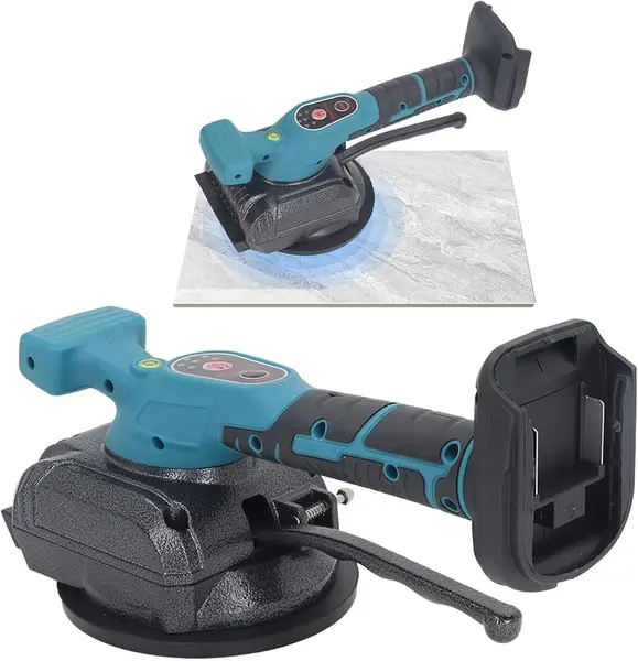 Ventuza vibranta pentru gresie cu acumulator – masina profesionala de montaj placi ceramice