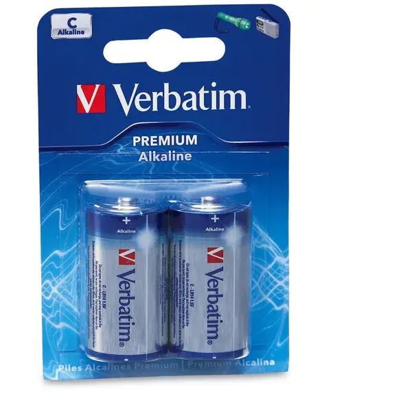 Verbatim BATERIE VERBATIM C (R14), 1.5V alcalina, 2 buc., 49922