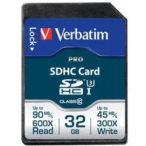 Verbatim Card Memorie Verbatim Pro Class10 Uhs-I 32gb Sdhc