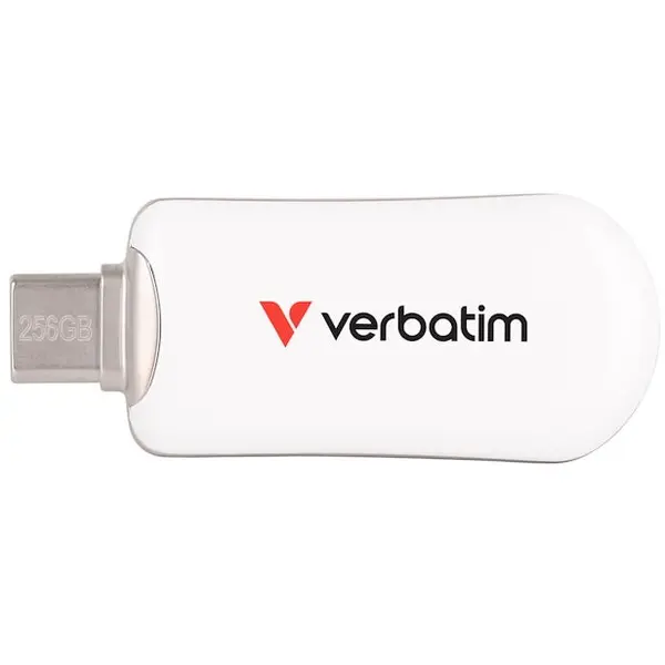Verbatim Stick Memorie Verbatim Plectra, USB-C, 3.2 Gen 1, 64 GB, Alb