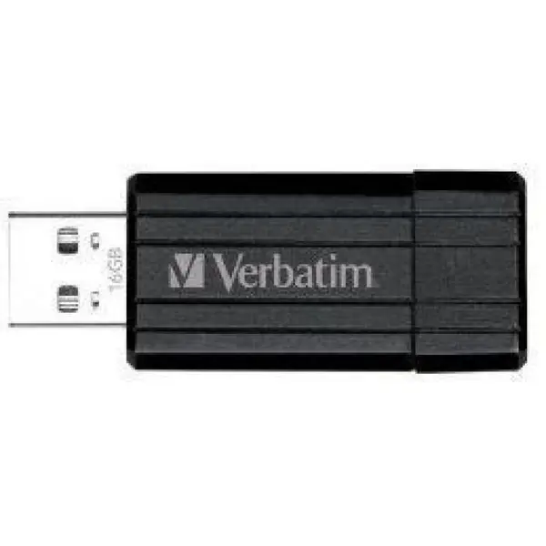 Verbatim USB Flash Drive Verbatim PinStripe 16GB Black