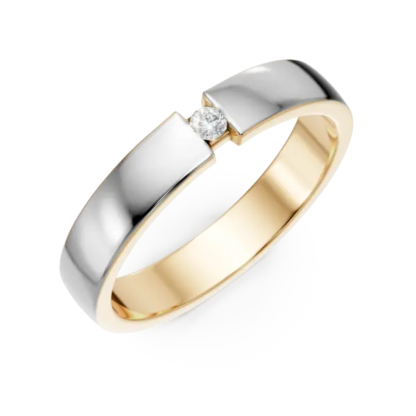 Verigheta aur model BESPOKE pentru ea cu diamant