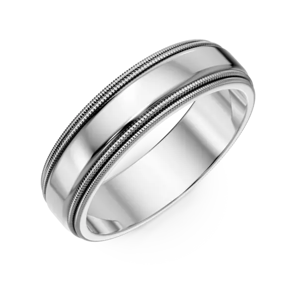 Verigheta aur model DOUBLE MILLGRAIN 6mm pentru ea