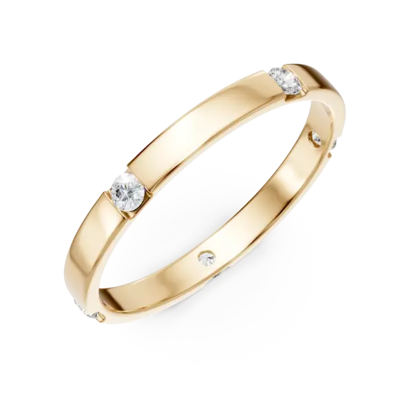 Verigheta aur model ROYAL pentru ea cu diamante create in laborator