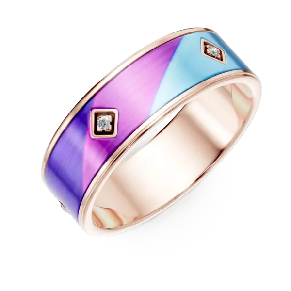 Verigheta aur si ceramica model VIVID pentru el