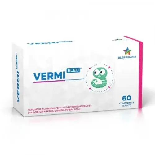 Vermi Bleu, 60 comprimate filmate Zephyr Labs